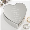 Silver Heart Keepsake Box