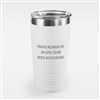 20 oz. White Tumbler