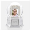 Engraved Memorial Photo Snow Globe   