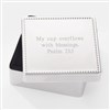 Religious Beaded Keepsake Box 