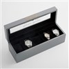 Collectors Grey Wooden Watch Box 