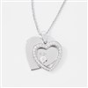 Milestone Sterling Silver Heart Necklace