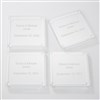 Engraved Glass Coaster Set   