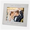 Engraved Wedding Horizontal Frame