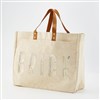 Bride Canvas & Gold Sequins Tote Bag 