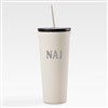 Corkcicle Monogram 24oz Cold Cup Latte