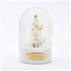 White and Golden Deer Snow Globe   