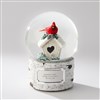 Memorial Cardinal on House Snow Globe