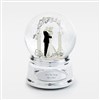 Engraved Wedding Couple Snow Globe