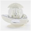 Together Forever Love Boat Snow Globe