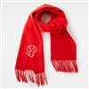 Soft Fringe Scarf in Solid Red