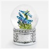 Engraved Jeweled Dragonfly Snow Globe 