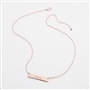 Rose Gold Bar Necklace