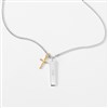 Horizontal Cross and Bar Necklace