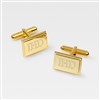 Gold Over Sterling Silver Cuff Links   