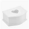 Engraved White Ballerina Jewelry Box   