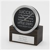 Engraved Success Small Desk Clock 