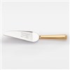 Engraved Gold Cake Server 