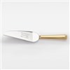 Engraved Gold Cake Server 