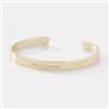 Slim Gold Plated Cuff Bracelet