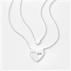 Big & Little Heart Necklace Set 