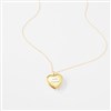 Gold Heart Locket Front