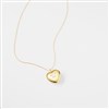 Gold Heart Locket Back