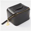 Small Black Leather Beauty Case    