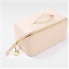 Large Blush Leather Beauty Case