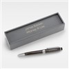 Gunmetal and Silver Ballpoint Pen in Box