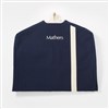 Embroidered Navy Garment Bag (Folded)