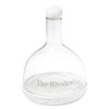 White Marble & Glass Wine Carafe  