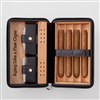 Leather and Cedar Cigar Humidor Case 