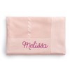 Cotton Knit Receiving Blanket in Pink