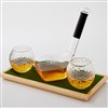 Golf Decanter and Glass Whiskey Set   