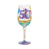 Happy 50th Birthday Wine Glass