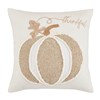 Square Neutral Pumpkin Pillow