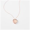 Rose Gold Heart Locket Front