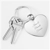 Silver Heart Keychain