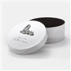 Engraved Silver Love Round Keepsake Box