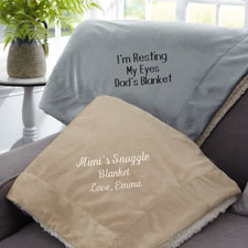 Personalized Sherpa Blanket - You Name It - 12256