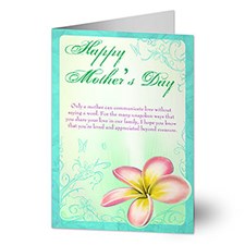 Personalized Mother's Day Cards - A Mother's Love Blooms - 14325