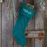 Teal Stocking