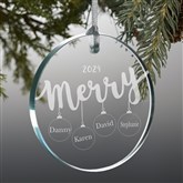 Premium Glass Ornament