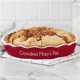 Red Pie Baking Dish