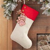 Red Stocking w/Pink Tag