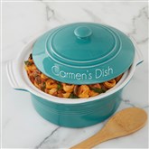 Turquoise Casserole Dish