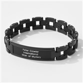 Black Matte ID Bracelet