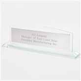 Glass Name Plate