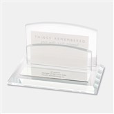 Glass Card Holder